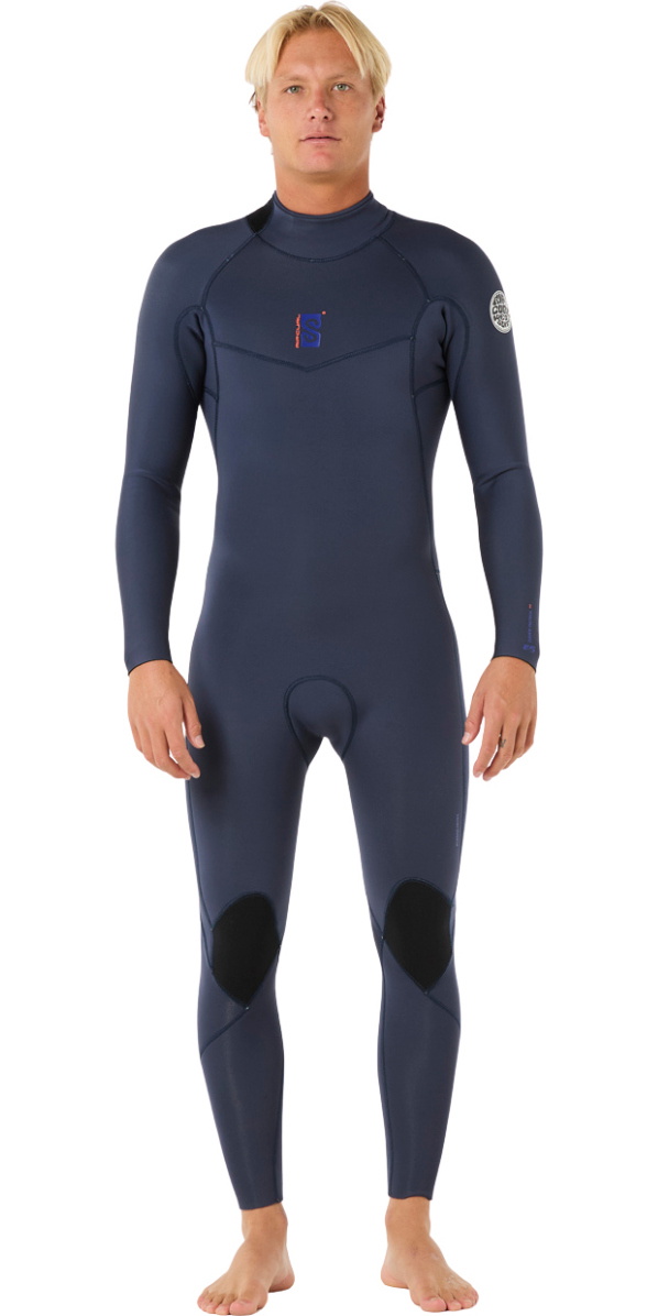 2025 O'Neill Mens Hyperfreak 3/2 Mm Chest Zip Wetsuit 5343 - Dark